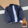 Jaqueta Masculina Tendência Gola Alta Outono Inverno 2026 Novo Estilo Fashionável Alta Qualidade Casual Jovem Simples Estilosa Jaqueta de Trabalho