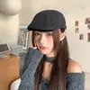 Boina Invertida Yuppie Nueva para Mujer Verano y Otoño Sombrero de Boina Fino Retro Moda Coreana Casual Tendencia Sombrero Adelantado