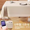 Toalha de Mesa à Prova d'Água e de Óleo, Sem Lavagem, Estilo Wabi-Sabi, Luxo Leve, Ambiente de Alto Padrão, Toalha de Mesa Estilo Vintage, Jogo Americano Retangular