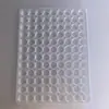 Múltiples modelos venta directa de fábrica transparente rejilla redonda agujero redondo blíster ferretería electrónica componentes electrónicos automotrices caja de blíster