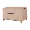 Funda Protectora contra el Polvo para Mesa de Café Exterior Cubierta Protectora para Mesa y Sillas de Patio Cubierta para Lluvia de Mesa de Café de Terraza de Jardín Cubierta Protectora para Mesa de Madera