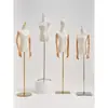Mannequins para Vitrine de Loja de Roupas Manequim Meio Corpo Feminino Manequim para Vestido de Noiva Suporte de Exibição Mannequim Feminino