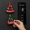 Ímã de Geladeira Guirlanda de Natal 3D Decoração Magnética Criativa Atmosfera Festiva Estilo ins Novo Enfeite de Árvore de Natal não