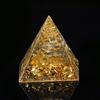 Explosiones transfronterizas grava de cristal natural Chakra gota de pegamento adornos de pirámide punto venta al por mayor decoración de oficina