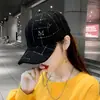 Chapéu Feminino Estilo Coreano Marca de Moda Boné de Baseball Versátil Estilo Celebridade da Internet Estilo Chanel Moda Outono e Inverno Casual Boné com Aba Ins