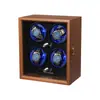 Agitador de relojes vertical para el hogar, doble reloj, enrollador de relojes mecánicos, agitador de relojes automático, puerta lateral con luz ambiental