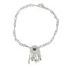 Ojo de DiabloCollar de Perlas con Borla para Ojos Fresco y Audaz para Mujer, Exagerado y Único Elegante, Collar Versátil y Exquisito