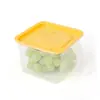Caixa de Armazenamento para Geladeira Grau Alimentício Cozinha Caixa de Conservação de Alimentos e Vegetais Caixa de Armazenamento Selada para Frutas Ovos Bolinhos Congelados