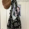 Bolso de Mano de Felpa Imitación Cordero Estilo Étnico Retro para Mujer 2025 Nuevo Otoño e Invierno Gran Capacidad Monedero Cruzado de un Solo Hombro de Felpa
