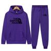 Sudadera con capucha de forro polar para hombre de otoño e invierno Conjunto de sudadera para hombre Traje deportivo casual estampado Fabricante Venta al por mayor