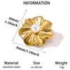 Broche de Sol Geométrico Banhado a Ouro de Aço Inoxidável da Moda Mais Vendido da Amazon Broche Fofo Pin Acessórios para Roupas Fabricante Atacado