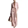 Traje Casual Transfronterizo 2026 para Mujer, Conjunto de Dos Piezas Elegante con Bloques de Color para Primavera y Verano: Camisa Cardigan y Pantalones de Pierna Ancha