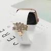Para Apple Watch Watch Watch com anel de decoração de pulseira de relógio de silicone