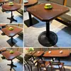 Mesas de café retro estilo americano, mesas de taberna, mesas de pastelería, mesas de dulcería, mesas de madera maciza, mesas y sillas de restaurante occidental