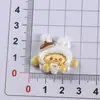 Ropa de Invierno para Bebé de Dibujos Animados Gaviota Pequeña Accesorios de Resina DIY Pegamento de Crema Hecho a Mano Funda para Teléfono Móvil Pasador Cubierta para Sombrero de Paja