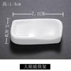 Palillos creativos de porcelana blanca pura, soporte para cuchara, vajilla de cerámica para hotel, palillos, palillos de cerámica chinos, almohada, venta al por mayor