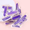 Set de Uñas Postizas para Usar Kit de Limpieza y Cuidado Bloque Esponja Mini para Uñas Palillo de Madera Kit de Herramientas para Manicura