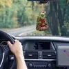 Grinch Navideño Transfronterizo Monstruo de Piel Verde Colgante de Árbol de Navidad Decoración Navideña Adornos Planos Creativos para Coche
