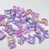 Bonito dos desenhos animados acessórios de resina boneca transparente pequenas jóias artesanais pacote de material acessórios Yiwu fábrica atacado