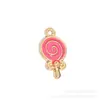 Série Rosa Vermelho Misto Acessórios de Joias com Esmalte em Liga para Pulseira DIY Colar Corrente de Celular Pingente de Chaveiro