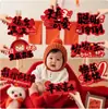 Montagem de Decoração para o Primeiro Aniversário de Menina, Itens para Criar Atmosfera, Cena de Decoração, Painel Kt para Menina, Roupa de Aniversário