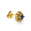 Aretes Punk Ligeros de Lujo Estilo Japonés y Coreano con Incrustaciones de Diamantes Modernos para Hombres y Mujeres Nicho Estilo Frío Pendientes de Acero de Titanio de Alta Calidad Venta Directa