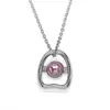 Collar Minimalista de Diseño Irregular con Piedras Preciosas Estilo Francés para Mujer, Colgante de Acero de Titanio Moderno y Sofisticado