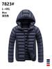 Abrigo acolchado de algodón de otoño e invierno 2022, abrigo con capucha de moda, abrigo ligero y grueso acolchado de algodón para hombres y mujeres, abrigo corto de moda informal a juego.