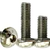 Tornillos de Hierro Niquelado de Grado 10.9 con Cabeza Redonda Grande y Zócalo Hexagonal, Pernos Hexagonales de Cabeza Plana, Tornillos Mecánicos al por Mayor M5M6
