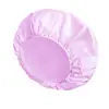 Nova Touca de Banho PEVA de Verão Amazon Camada Única Cor Sólida Moda Cuidados com o Cabelo Touca de Banho Cabelo Longo Feminino Touca de Banho para Chuveiro