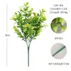 Cientos de Populares Ramilletes de Eucalipto Artificial para Patios Exteriores y Jardines, Arreglos Florales, Decoración Suave, Paisajismo, Plantas Verdes Simuladas, Flores Artificiales