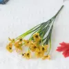Decoração de Casamento Amazon Flores Artificiais Roxas Arranjo de Flores para Guia de Estrada Plantas Verdes Artificiais Display de Arte com Flores de Plástico