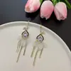 Pendientes de Borla de Pétalos de Fénix Explosiones de Verano Elegantes Europeos y Americanos Moda Temperamento Lujo Ligero Tendencia Personalizada Pendientes Exagerados
