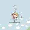 Chaveiro acrílico do Crayon Shin-chan, pingente de mochila, mercadoria fofa de desenho animado para estudantes darem de presente, em estoque