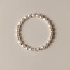 Pulseira de pérolas de arroz de água doce naturais para meninas de alta qualidade novo fio elástico chinês pulseira elástica pulseira de Ano Novo