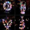 Portavasos Luminoso Personalidad Creativa Bar KTV Estante para Vino Estante para Cócteles en Forma de Corazón Portavasos de Bala Luminoso LED