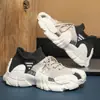 Sapatos Masculinos Novo Estilo Leve Respirável Tênis de Corrida Sapatos Meia Fly-Knit Masculinos Sapatos Casuais Modernos Confortáveis Tênis Esportivos Atacado