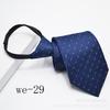 Yi Lade Corbata de Vestir de Negocios para Hombre Cremallera Uniforme Corbata de Grupo Corbata Perezosa Fábrica Outlet
