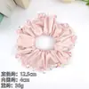 Goma para el Cabello de Cristal Estilo Coreano para Mujer, Diadema de Color Sólido Imitación Seda de Alta Gama, Goma para Cola de Caballo Baja Estilo Perezoso