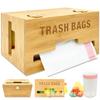 Caja de Almacenamiento de Madera Transfronteriza para Uso Doméstico, Restaurante, Cocina, Bolsas de Conservación de Alimentos, Caja de Almacenamiento, Bolsas de Basura, Caja de Madera, Caja de Almacenamiento