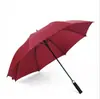 Guarda-chuva de golfe com cabo reto e longo impressão de logotipo guarda-chuva de publicidade para presente atacado cola preta guarda-chuva personalizado personalizado