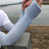 Versión Mejorada de Mangas de Protección Solar de Seda de Hielo Extendidas para Mujer, Protección Solar, Correr al Aire Libre, Mangas para Brazo para Hombre para Conducir, Mangas de Hielo con Logotipo Personalizado