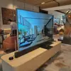 Tela LED Transparente 4K de Lado Duplo de 55 polegadas, 65 polegadas, 75 polegadas, Sistema de Visualização Imobiliária, Tela Grande, Máquina de Publicidade