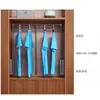 Barra de Colgar Ropa Elevable Armario Desplegable Hacia Abajo Retorno Automático Perchero Retráctil para Vestidor Accesorios de Ferretería para el Hogar