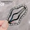 Horquilla de Nube de Pedrería de Lujo Ligero para Flequillo de Niña y Cabello Suelto, Clip BB Versátil, Sensación de Celebridad de Internet, Clip Lateral, Horquilla de Moda