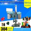 Máquina de selagem tampa de plástico de vinho Máquina encolhível de calor semiautomática Vinho Vinho tampa de plástico Máquina encolhível de calor