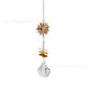 Atrapasol de Cristal con Forma de Abeja 3D Adorno Colgante Festival de la Abeja Decoración de Jardín Suministro Mayorista Transfronterizo Cristal Blanco