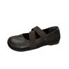 Nuevos zapatos Mary Jane retro de otoño estilo francés, bailarinas con tacones bajos, suelas blandas, punta redonda 2026, cómodos