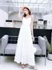 Nuevo Vestido Blanco de Noche de Verano 2026 con un Ambiente Super de Hada, Vestido Ajustado para Mujer, Adecuado para el Uso Diario