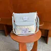 2026 Nueva Bolsa de Tutoría de Dibujos Animados Dulce Linda Fresca Estilo Japonés de Alto Valor para Niñas Ligera Gran Capacidad Bolso Cruzado